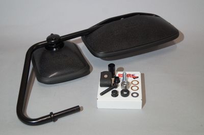 #085 WIDE Holder &amp; rearview Mirror &amp; Blindspot Mirror SET