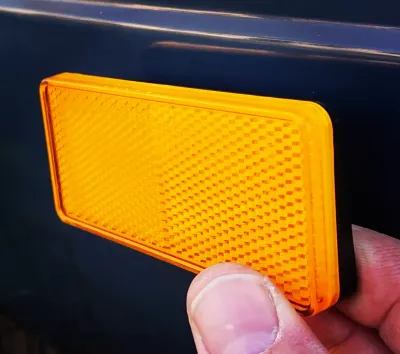 #065 Side reflector ORANGE