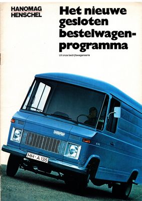 Original Sales Brochure 'Hanomag Henschel'  (Dutch)