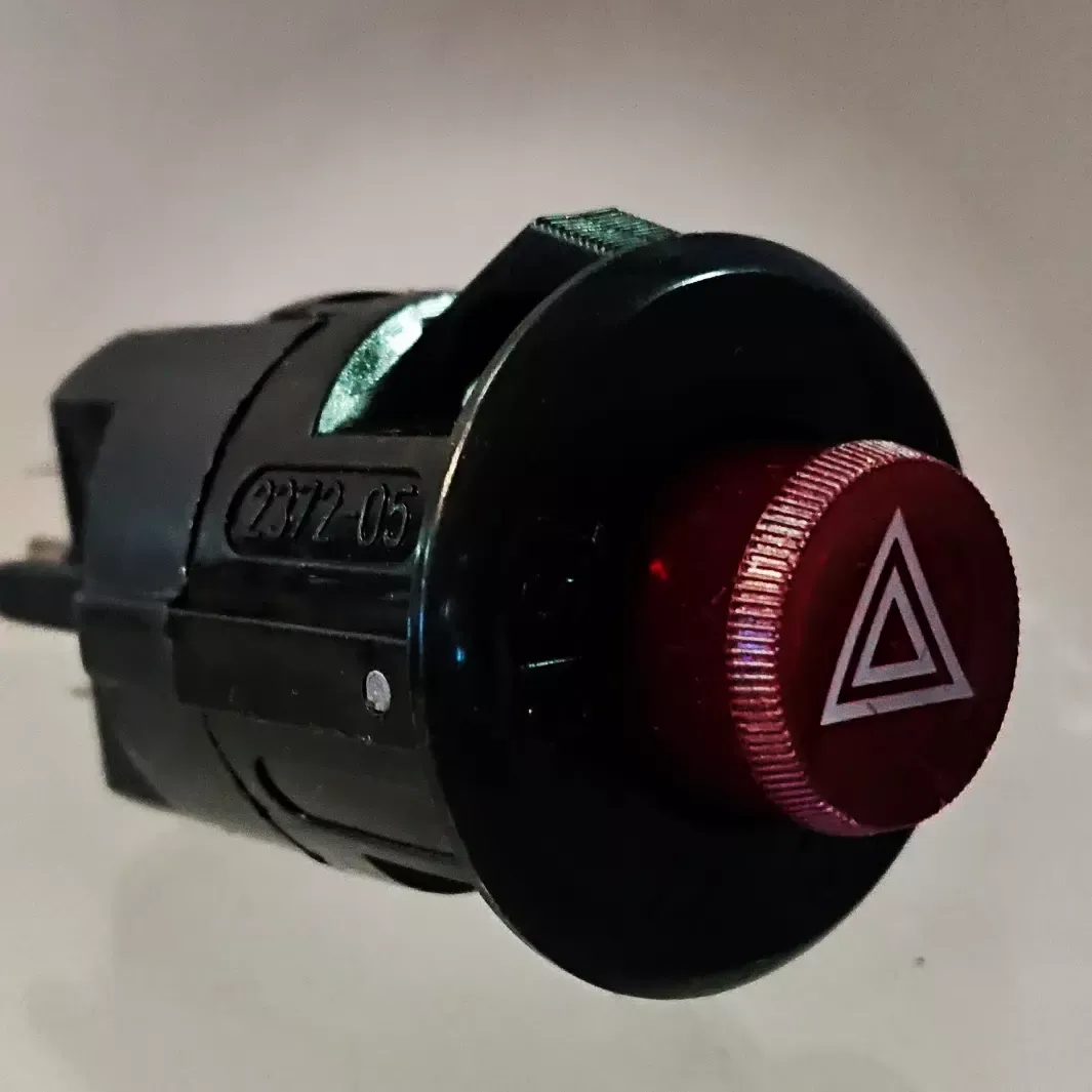 #852 Dashboard Hazard lights switch for flashing indicator &amp; turnsignal