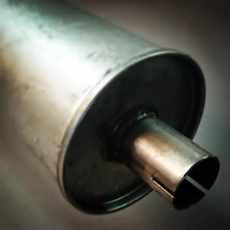 #026 Exhaust silencer 60cm, muffler for 407D 408D 409 508D 608D