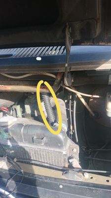 #161 Drain / hose for heaterbox in enginebay