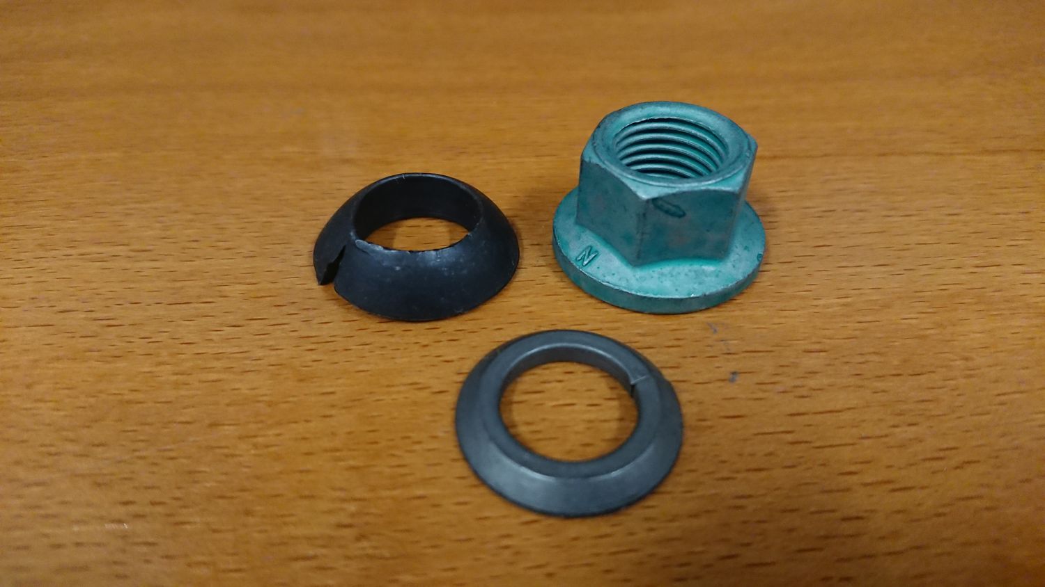 Wheelnut, Centerring-ring &amp; Tension-ring SET