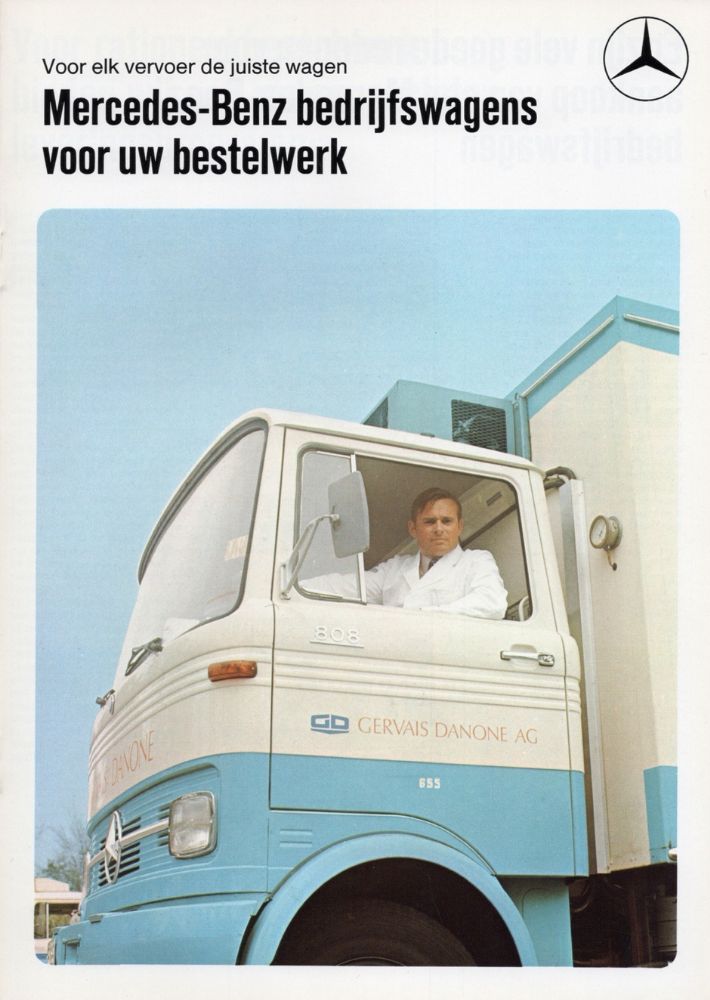 Sales Brochure 'Mercedes-Benz Bedrijfswagens voor uw bestelwerk' (Dutch)