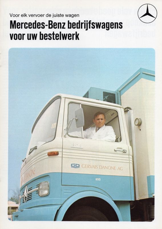 Sales Brochure 'Mercedes-Benz Bedrijfswagens voor uw bestelwerk' (Dutch)