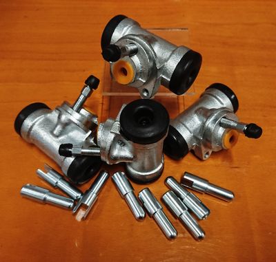 #005 4x Brake Cylinder for Drum Brakes, standard size 22,2mm SET