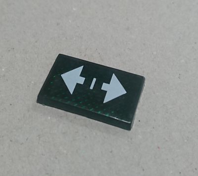 #721 Turn Signal indicator Symbol Glass for Dashboard