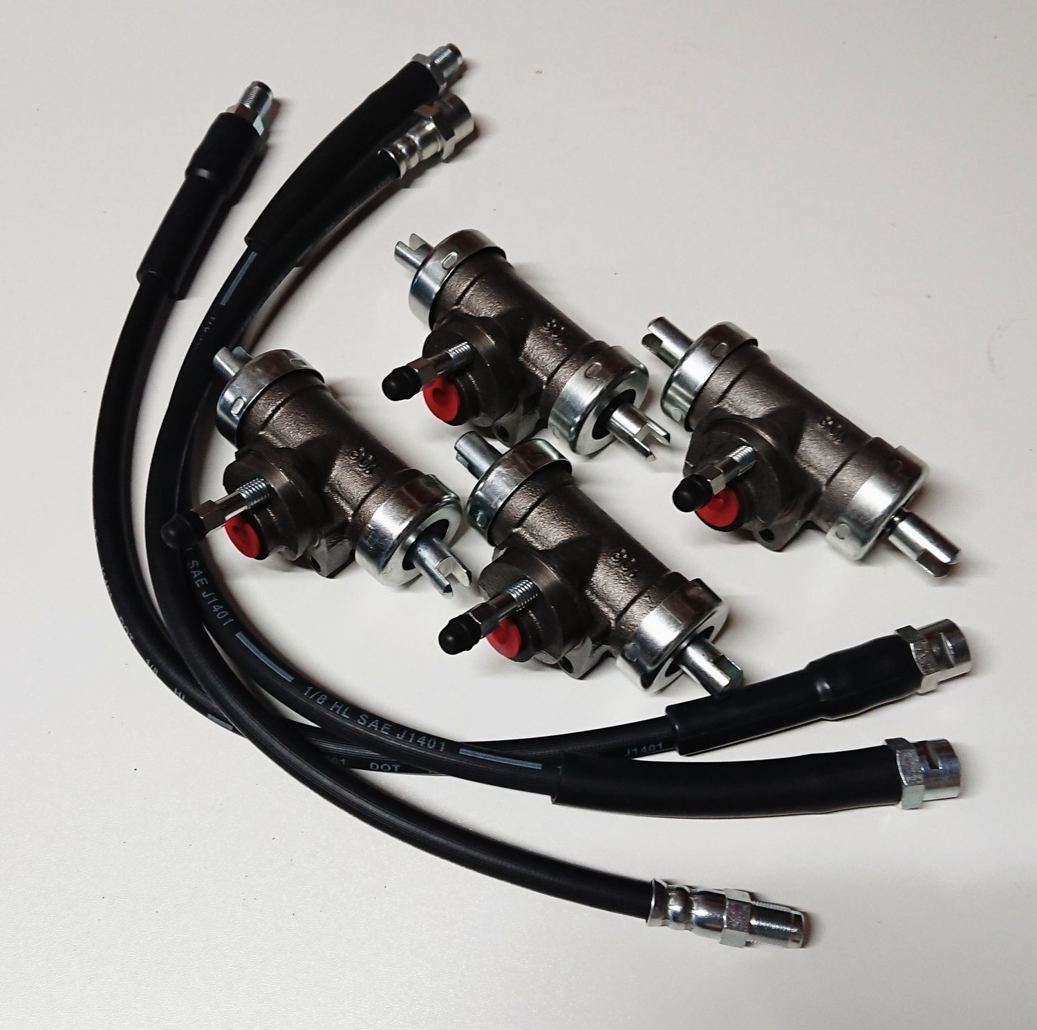 #442 &amp; 486 &amp; 005 Flexible Hose / Brake Hose &amp; Cylinder SET!