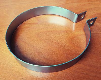 #028 Holder Clamp for exhaust muffler to Damping rubber. Aftermarket