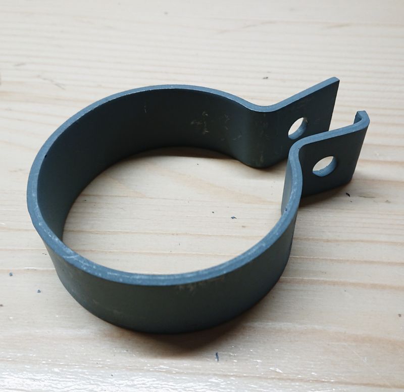 #184 Clamp for exhaust end pipe on Mercedes 613D / OM352