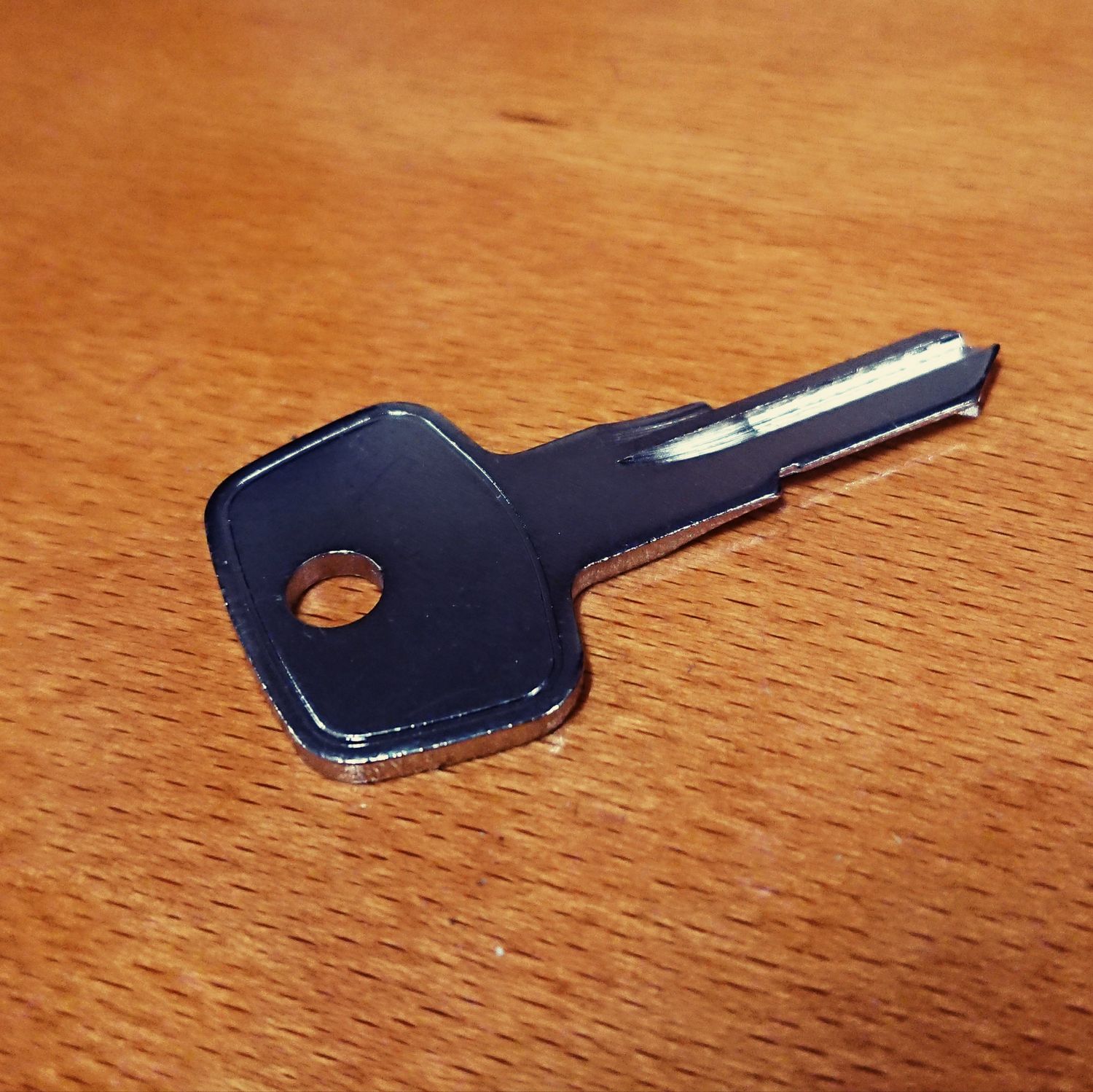 #028 Blank Key for vintage Mercedes lockable fuel cap