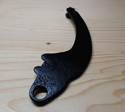 #045 Metal Lever for Handbrake system in rear Brake Drum RIGHT SIDE