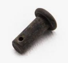 #120 Pin for push rod on brake booster to brake pedal