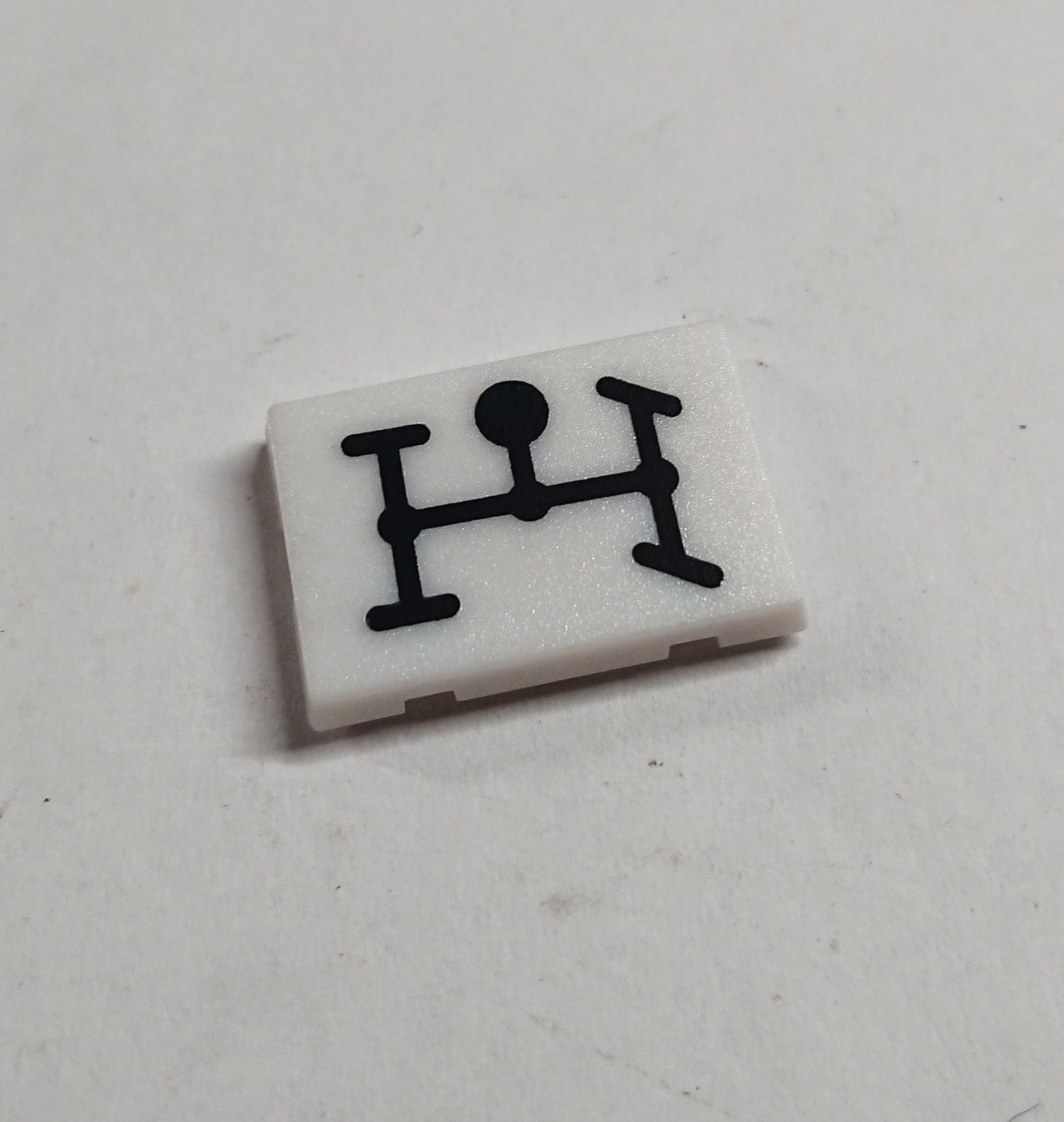 #726D PTO symbol Glass for warning light unit on Dashboard