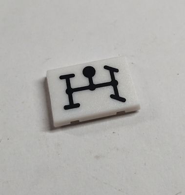 #726D PTO symbol Glass for warning light unit on Dashboard