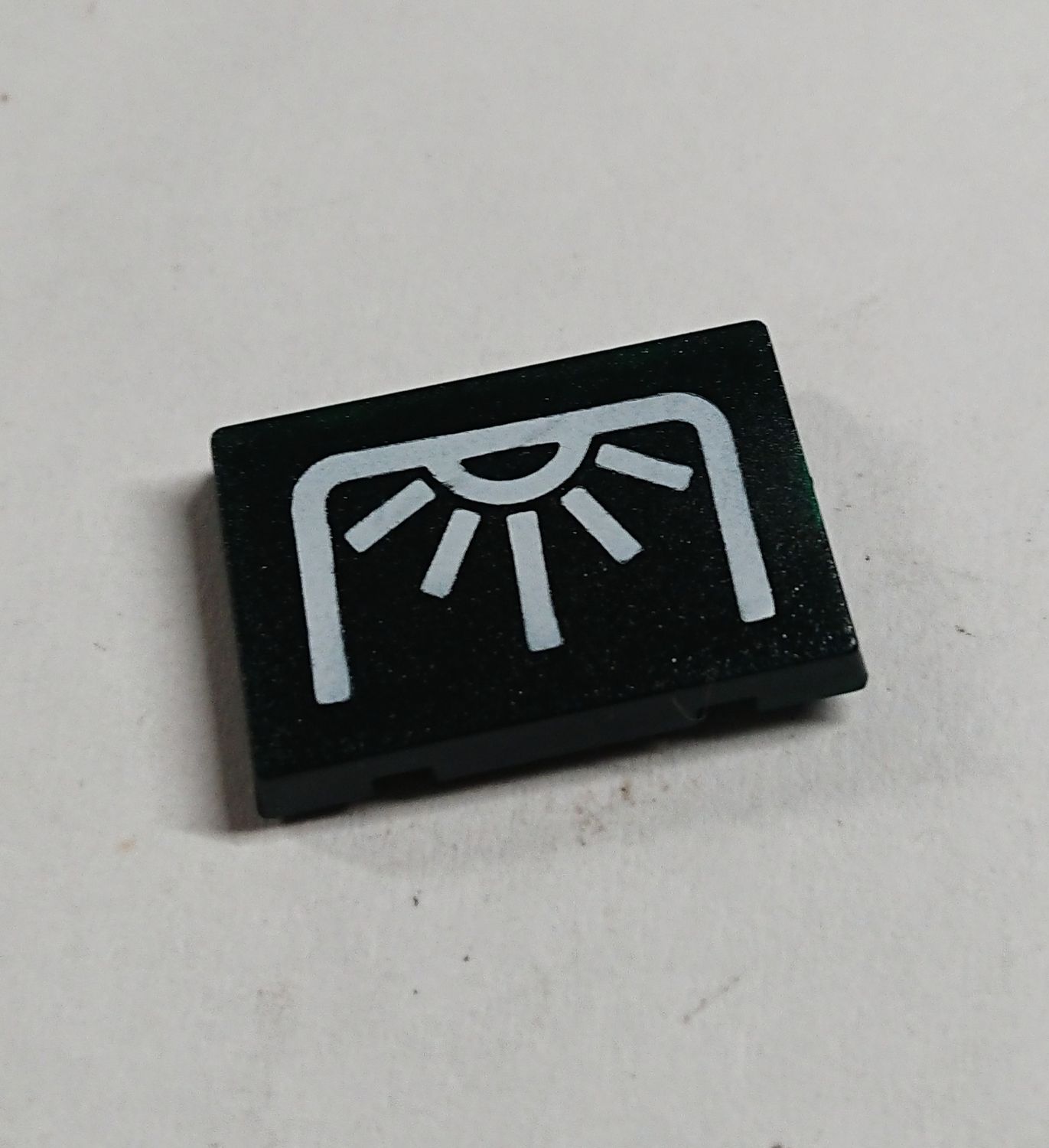 #726E Interior light symbol glass for warning light unit on Dashboard