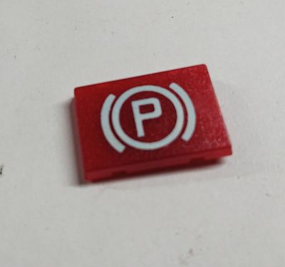 #726C Handbrake / Parking brake symbol Glass for warning light unit on Dashboard