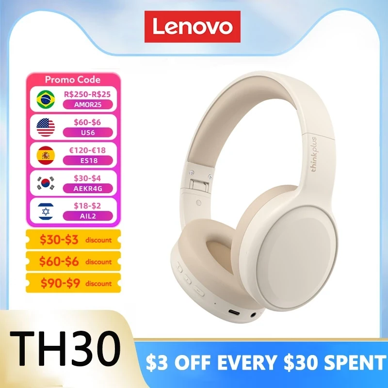 Lenovo th30 wireless headphones