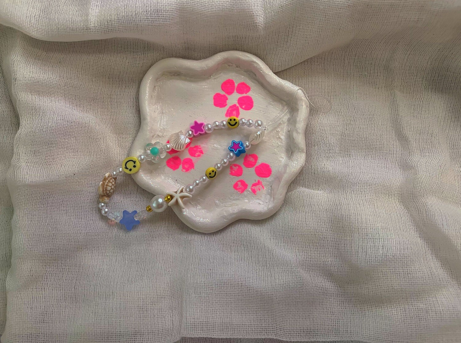Summer time smiles  phone charm