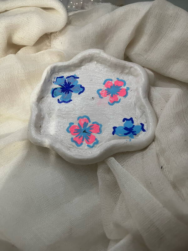 Hibiscus Jewelry Plate