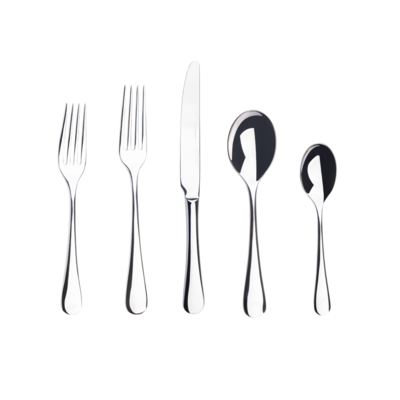 Oxford 5 Piece 18/10 Stainless Steel Cutlery Set (1 Set)