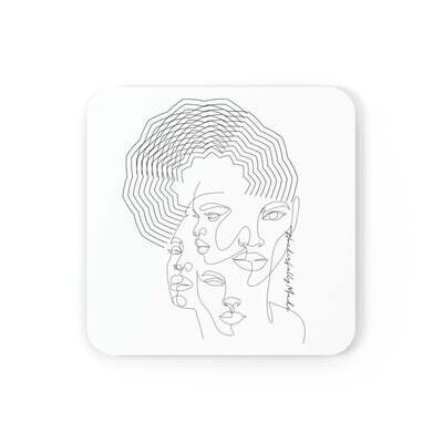 Every Woman Is Wonderfully Made Cork Coasters (Set of 4)