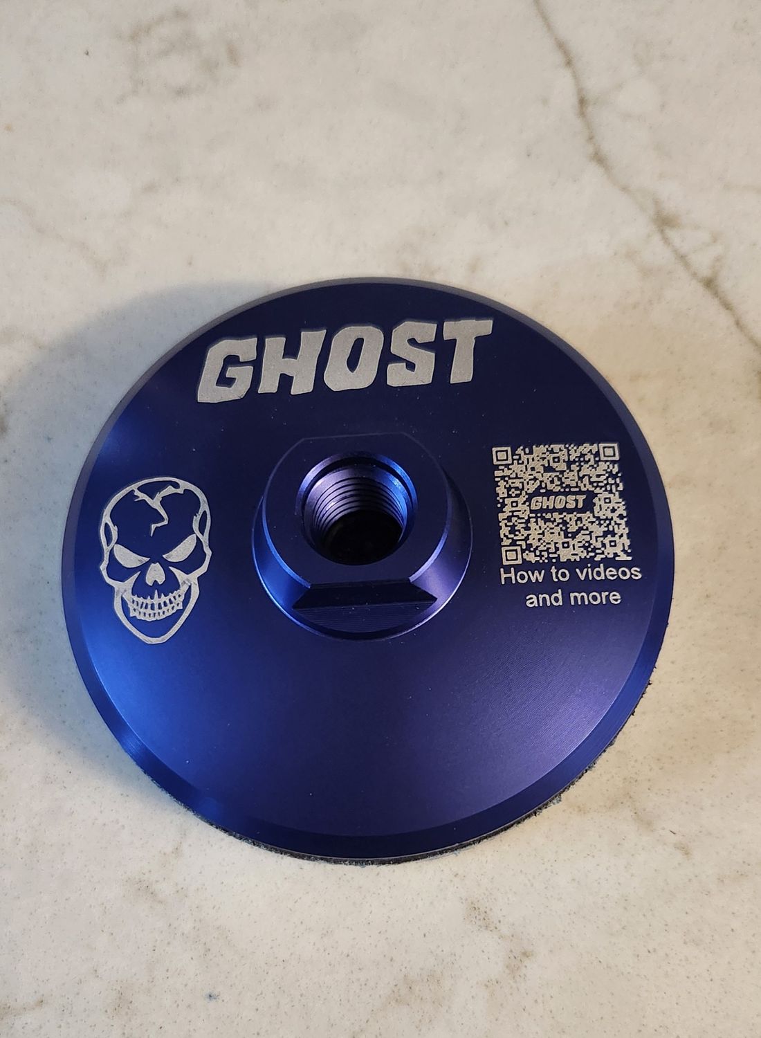 GHOST PUCK must be used at low RPM 1500 and under.