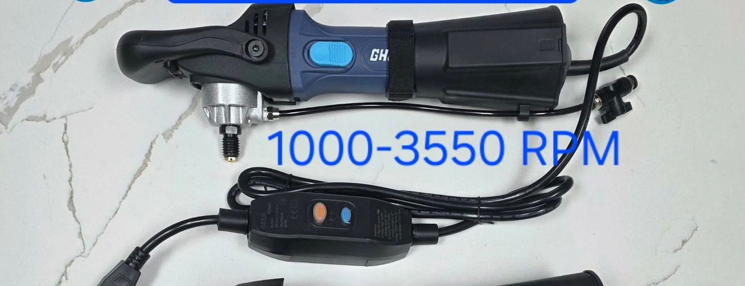 Wet polisher low RPM for