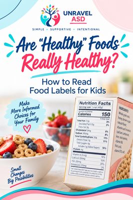 How to read food labels and choose healthier foods for kids
