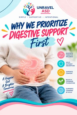 Why Unravel ASD prioritizes digestive support for kids
