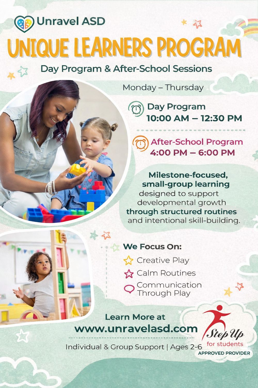 🌟Unique Learners Program🌟