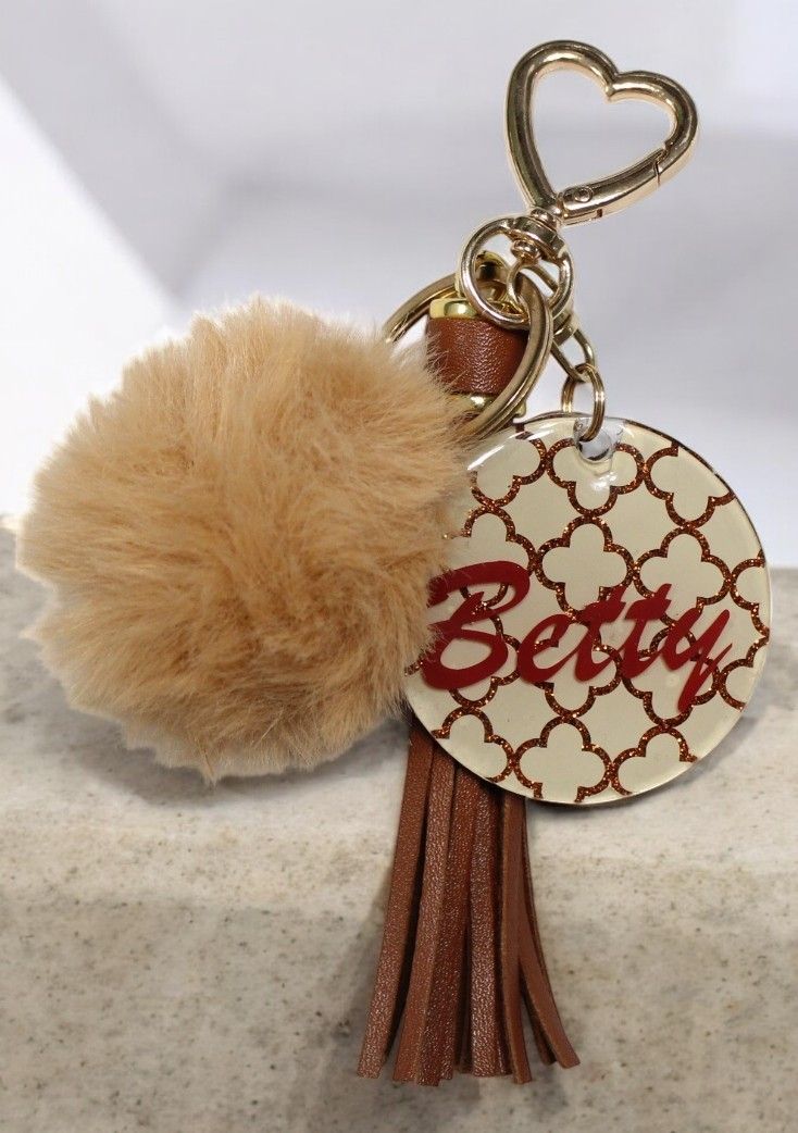 Beige / Copper Quatrefoil