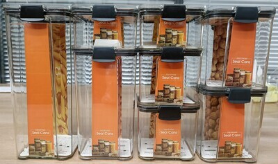 Plexel Airtight Food Storage Containers, 8 Pack Canisters Sets For The Kitchen, Food Storage Containers With Lids Airtight Stackable, Kitchen Organizers