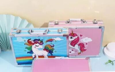 Deluxe Art Kit Supplies Portable Great Gift Painting Set For Kids 145 Pieces Drawing Art Sets in Durable Aluminum Case
