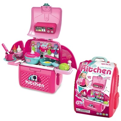 Children Kitchen Pretend Play Bag Set Toy. Play House Early Educational Toy