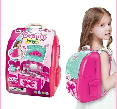 Children Makeup Pretend Play Bag Set Toy. Play House Early Educational Toy