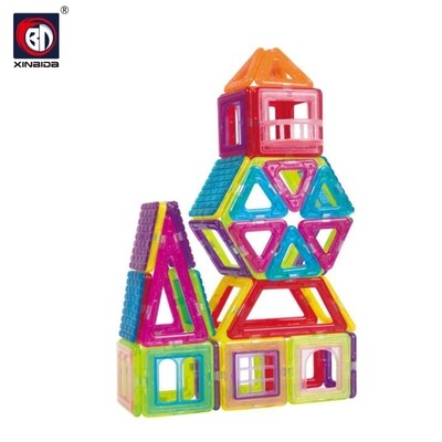 76 Piece Magnetic Blocks Building Toys For Boys Girls, Magnet Tiles Kits For Kids