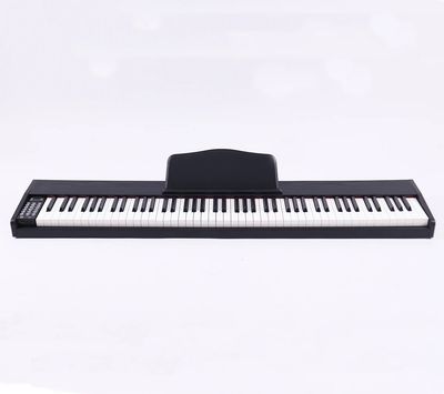 88 key Wooden Digital Piano, Dual Speakers, Velocity-Sensitive Semi-Weighted Keyboard Piano,  With Pedal and Stand