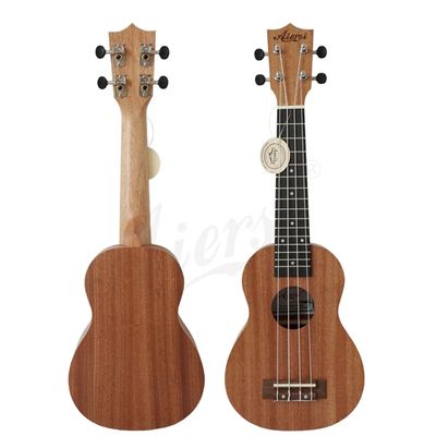 21 inch Aiersi Custom Soprano Mahogany Ukulele With Bag