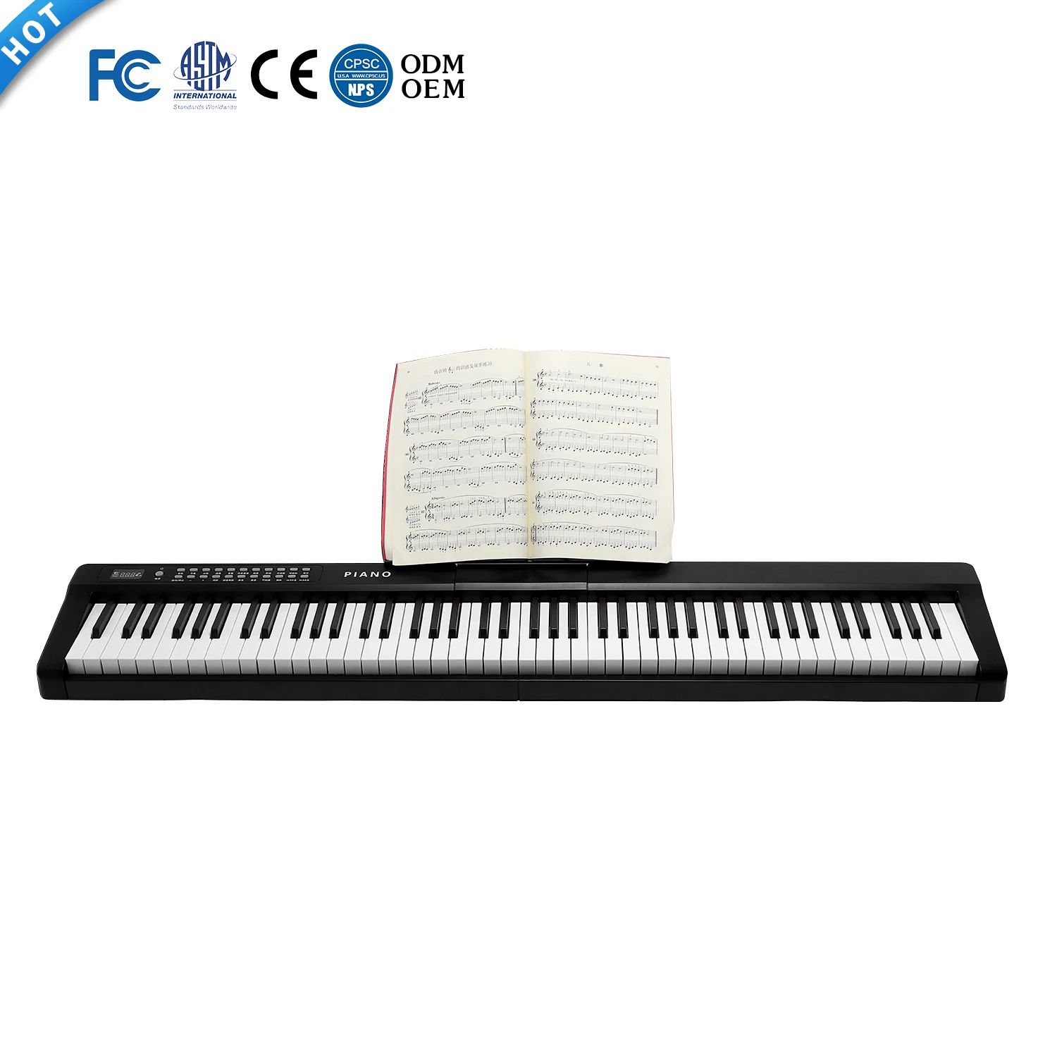88 keys piano