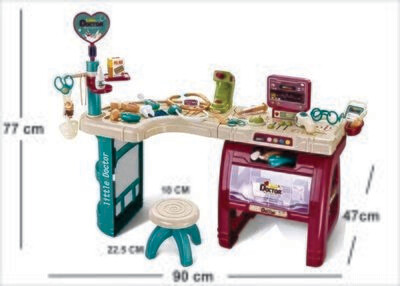 Doctor Consult Toy with 28 Accessories, Light and Sound