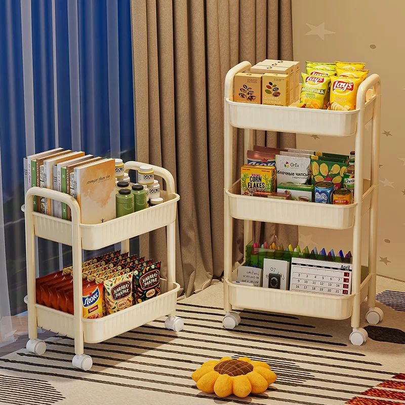 Rolling Carts with Wheels, Storage Cart for Kitchen, Office &amp; Bedroom.
