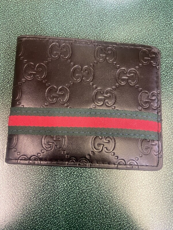 Black Gucci mens wallet designer inspired