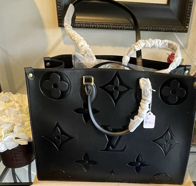 Black LV Inspired Ladies Crossbody Handbag