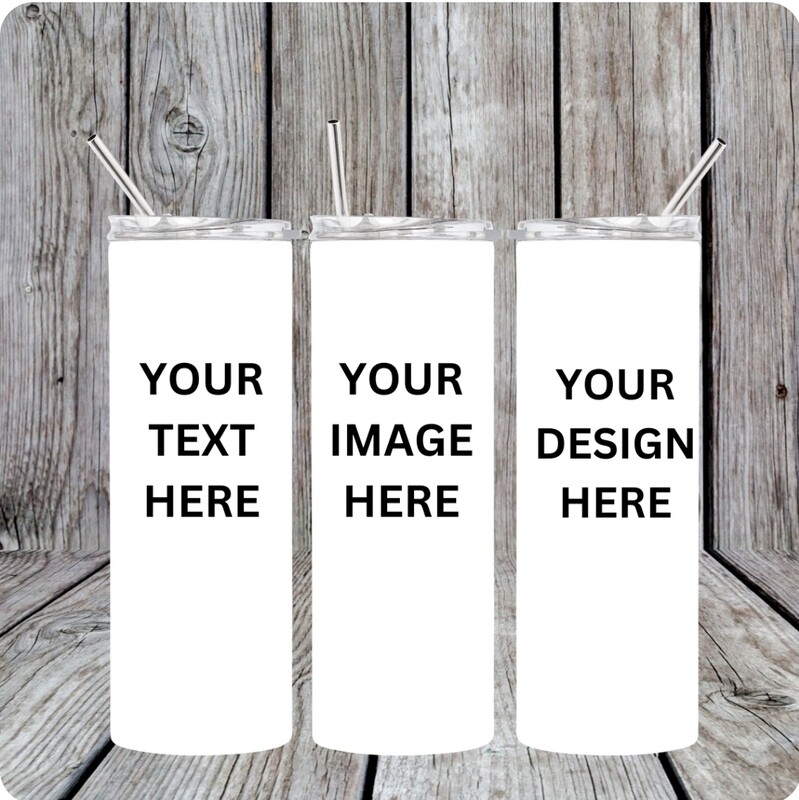 20 oz personlised photo printed hot and cold drinks tumbler.