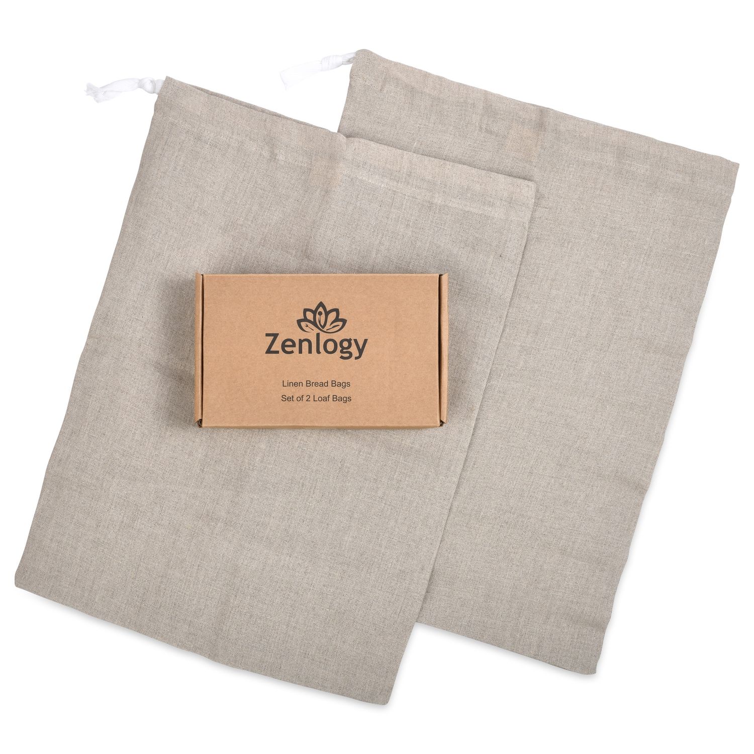 Linen Bread Bags 2 Loaves