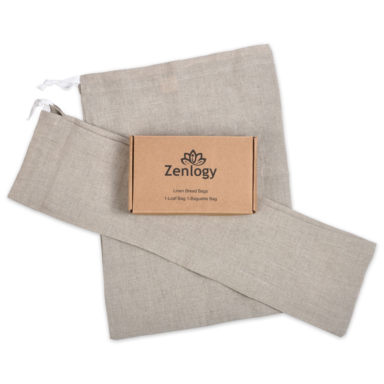 Linen Bread Bags 1 Loaf 1 Baguette