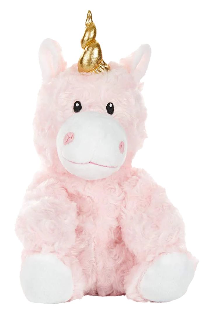 Warm Pals Pink Unicorn Plush