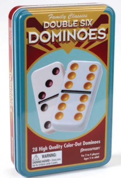 Double Six Color Dot Dominoes