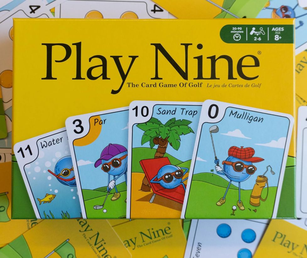 Play 9 Golf Themed Card Game